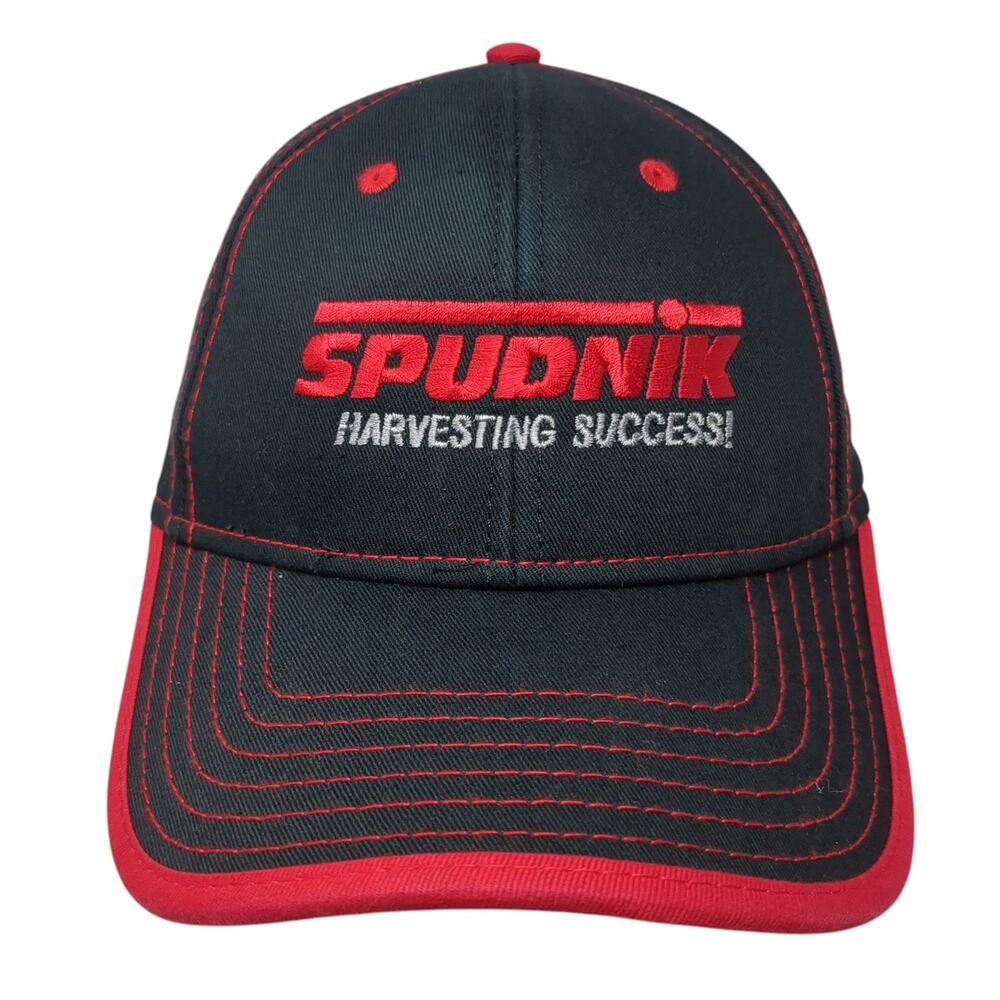 Spudnik Harvesting Success! Strapback Baseball Cap Black One Size 6 Panel Otto